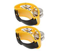 Toyvian 2piezas Campanas De De Percusión Para Instrumentos Musicales Diseño De Doble Accesorios De Acoplamiento Para Lecciones De y Presentaciones