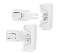 Toyvian 2piezas Cerraduras De Seguridad Para Adhesivo Fuerte Bloqueo De Neveras y Armarios Instalación Fácil Protección Infantil Durable