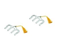 Toyvian 2piezas Clip De Música Metálico Verde Para Sostener Páginas De Libros y Partituras Soporte Práctico Para Instrumentos Musicales