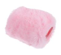 Toyvian 2piezas Cubierta De Micrófono De Peluche Antiviento para y Parabrisas Furry Reductor De Ruido y Fácil Instalación
