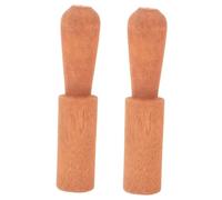 Toyvian 2piezas Cuenco De Meditación Mazo De Madera Para Hacer Sonar Cuencos Cantores Accesorios De Yoga Para Percusión Unidades De Palos Para Meditación