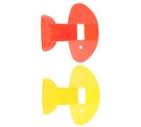 Toyvian 2piezas Entrenador de Flauta y Silbato de Plástico Herramienta para Entrenar la Pronunciación y Mejorar la Claridad del Sonido para Principiantes Prácticas Musicales