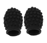 Toyvian 2piezas Fundas Protectoras Para Puntas De Baquetas De Silicona Repuestos Para Silenciar Las Baquetas Para Practicar La Batería Sin Hacer Ruido