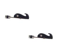 Toyvian 2piezas Ganchos Ajustables De Arco Para Erhu De Ébano Negro Herramienta De Instalación Para Músicos Accesorio Erhu Premium