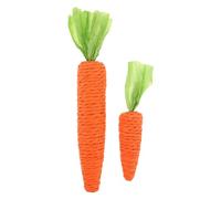 Toyvian 2piezas Juguete De Zanahoria para Gatos Juguetes De Gatitos para y Mantener Dientes Sanos Gatos De Interior