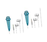 Toyvian 2piezas Micrófono Vocal Portátil para Grabación De Voz Compatible Teléfonos y Tablets para Cantar y Podcasting Diseño Compacto y Duradero