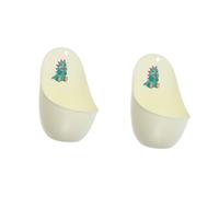 Toyvian 2piezas Orinal Infantil Para Entrenamiento De Baño De Pared Para Niño Niña Orinal De Reutilizable y Seguro Diseño Atractivo Para Facilitar El Aprendizaje De Al Baño