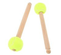 Toyvian 2piezas Palos De Antideslizantes Para Batería Mango Ergonómico Mallet Para Percusión Accesorio Indispensable Para Bandas y Espectáculos