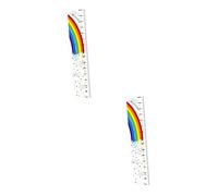 Toyvian 2piezas Pegatina De Altura Infantil Decorativa Adhesivo De Pared Resistente Medidor De Altura Personajes Divertidos Para Habitaciones De Niño Niña Fácil Aplicación y
