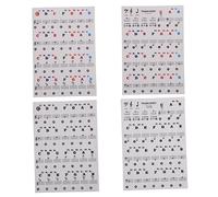 Toyvian 2piezas Pegatina De Teclado De Piano Pegatina De Introducción Al Piano Para Principiantes Para Teclado De Útil Para Principiantes Para Aprendizaje De Para