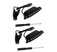 Toyvian 2piezas Pickup Magnético Para Guitarra Acústica y Eléctrica Fácil Instalación Sin Modificaciones Sonido Uniforme y Distinto Para Guitarristas Amateur y Profesionales