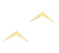 Toyvian 2piezas Puente De Guitarra Vee De Cuerdas De Dorado Compatible Partes De Guitarra Fácil De Instalar y Duradero