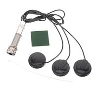 Toyvian 2piezas Transductor De Sonido Multifuncional Para Guitarra Banjo y Violín Pickup Piezoeléctrico Fácil De Instalar Sin Daños Kit Completo y Control De Volumen