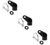 Toyvian 3 Juegos Adaptador de Acoplamiento de Remolque para Bicicleta Accesorio Metálico Resistente para Conectar Remolques de Bicicleta para Transporte de Mascotas