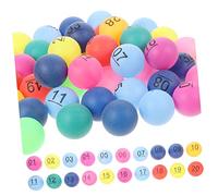 Toyvian 3 Juegos Bola de Dibujo Digital Dibujar Bolas Largo rifa Bolas de Juego de Bingo Bolas de Fiesta de Actividad Bolas con numeros Bola numerada páginas