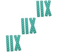 Toyvian 3 Juegos de para Baquetas Fundas de Práctica para Principiantes Agarres Elásticos para Batería 2 Pares X 3