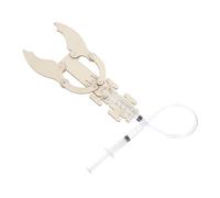 Toyvian 3 Juegos de Robot hidráulico Kit de Brazo hidráulico Brazo robótico Educativo Mano robótica Proyecto de de Juguete de Madera