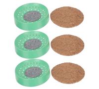 Toyvian 3 Juegos Nidos Plásticos para con Cojín de Natural Transpirable Accesorios para Cría y Descanso de Aves Jaulas