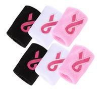 Toyvian 3 Pares de Muñequeras Elásticas de Poliéster y Lavables y Fáciles de Quitar para Fútbol y Baloncesto para Entrenamiento Deportivo para Fútbol y Baloncesto