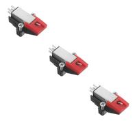Toyvian 3 Piezas aguja de fonógrafo tocadiscos giradiscos accesorios reemplazo de la aguja archivo de fonógrafo universal recogida (recogida de) camioneta apéndice