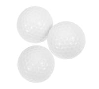 Toyvian 3 Piezas Bolas de Práctica Doble Capa Entrenamiento Interiores y Exteriores Habilidades el Driving Range