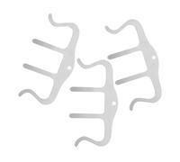 Toyvian 3 Piezas Clips para Partitura Soporte para Libros en Hierro Fácil de Usar Color Plata