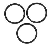 Toyvian 3 Piezas de Cojines de Goma Negros para Cuencos de Cristal y Budistas, Almohadilla Antideslizante para Instrumentos Rituales en Prácticas de Budismo