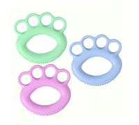 Toyvian 3 Piezas Entrenador de de Dedos Anillos de de para Ejercicio de Manos y Rehabilitación Verde Azul