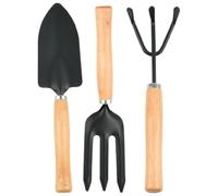 Toyvian 3 Piezas Juego de Herramientas e Hierro de Madera de Jardinería | Diseño Multipropósito, Ligero y Fácil de Limpiar, Uso en Terreno y Zona Agrícola, Set Manual Práctico