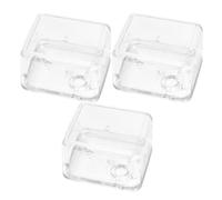 Toyvian 3 Piezas Kit de Bricolaje con 3 Cajas de Música de Cuerda y Caja Transparente de Plástico para Reparación y Ensamblaje Fácil de Accesorios Musicales