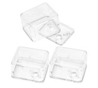 Toyvian 3 Piezas Kit de Bricolaje de Caja de Música Mecanismo de Cuerda y Caja Transparente de Plástico para Reparación y Ensamblaje Manual