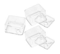 Toyvian 3 Piezas Kit de Bricolaje para Caja de Música con Caja Transparente de Plástico y Accesorios de Reparación para Montaje y Restauración Manual