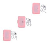 Toyvian 3 Piezas Limpie El Calentador Toallitas Calientes Para Pañuelo Húmedo Portátil Soporte Para Toallitas De Bebe Calentador De Toallitas Húmedas Chica El Plastico Viajar