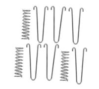 Toyvian 3 Piezas Muelle de Tracción para Correa de Perro Acero Inoxidable Amortiguador de para Perros Medianos y Tensor de Cuerda Resistente para Exteriores