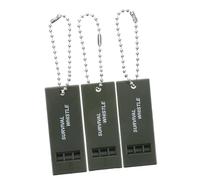 Toyvian 3 Piezas Silbato de Emergencia de Alta Silbato de con Cadena para Senderismo Camping y Actividades