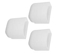 Toyvian 3 Piezas Soporte para Pala de Hielo Pequeño para Máquina de Hielo | Plástico Blanco, Diseño Integrado y Base Antideslizante Ancha, Superficie Clara sin Rebabas
