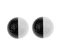 Toyvian 3 Series Bolas De Entrenamiento De Doble Color para Práctica De Putter con Línea De Alineación para El Control Precisión 2 Piezas X 3