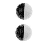 Toyvian 3 Series Bolas De Práctica Doble Color Entrenamiento De Putt con Línea De Puntería para Control De Distancia Entrenamiento Interior 2 Piezas X 3