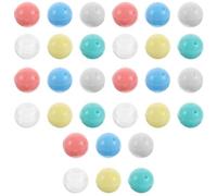 Toyvian 30 Cápsulas Redondas Vacías de 15 Mm para Máquina de Chicles, Contenedores de Premios de Colores Surtidos (, , , Transparente, , ) 30 Unidades, Ideales para Juguetes y Fiestas