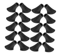 Toyvian 30 Piezas Puntas de Reemplazo para Bastones de Senderismo Almohadillas Antideslizantes para Bastones Protector para Estabilidad y Durabilidad Actividades