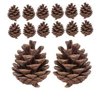 Toyvian 30piezas Adornos De Piñas Naturales para Decorar Tu Árbol De Navidad Hacer Coronas Navideñas o Manualidades Piñas Secas para Decoración
