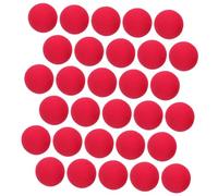 Toyvian 30piezas Nariz De De Esponja Roja Accesorio De Disfraz Para Fiestas y Circos Juguete De Cosplay Reemplazable Para Eventos y Celebraciones