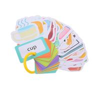 Toyvian 30piezas Tarjetas Educativas para Niño Niña De Años De Flashcards De Aprendizaje Interactivo para Mejorar La Cognición Lenguaje para Aprendizaje Casa y Escuela