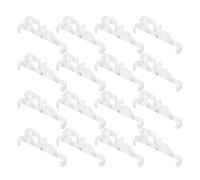 Toyvian 36 Piezas Clip para Persiana Veneciana Clips de Cenefa de Ventana de Canal Oculto Accesorios de Repuesto de Acrílico Transparente para Persianas Horizontales de Madera Sujetar