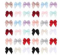 Toyvian 360 Mini Lazos de Cinta: pequeños Lazos para Decorar Ropa Interior. Suministros para Coser, álbumes de Recortes, Tarjetas, Fiestas, cumpleaños, Bodas y San Valentín.