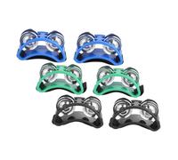 Toyvian 3pares Foot Tambourines for Percussion Performance Lightweight Musical Instruments for Dance Fitness and Entertainment Activities
