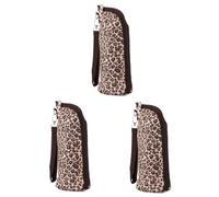 Toyvian 3piezas Bolsa Térmica para Biberones De Estilo De Leopardo Aislante para Mantener La Temperatura para Paseos y Almacenamiento De Leche Materna