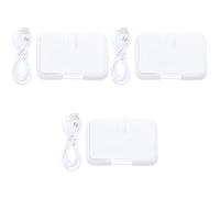 Toyvian 3piezas Calentador De Húmedas Para Bebés Caja Portátil Temperatura Constante Diseño Consumo Para Mantener Húmedas Las Cualquier Lugar