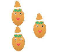 Toyvian 3piezas Disfraz De Niño De Patata Conjunto De Ropa y Sombrero Para Actuaciones Accesorios De Vestuario Infantil Para Fiestas De Frutas y Verduras Halloween y Eventos Escolares