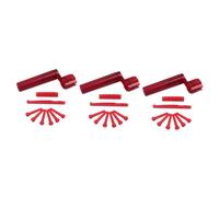 Toyvian 3piezas Enrollador De Cuerdas De Guitarra Rojo Tuerca y Soga De Plástico Accesorios De Repuesto Para Mejorar El Sonido y Facilitar La Interpretación